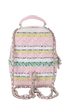 Tweed Mini Backpack, back view